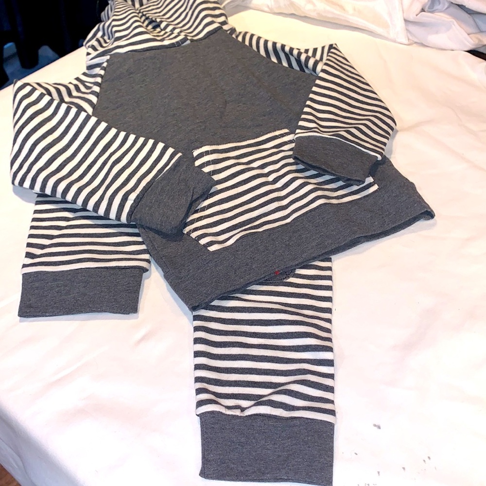 NWOT Unisex Baby Sweat Shirt & Matching Pants.  Never worn 6-12 months